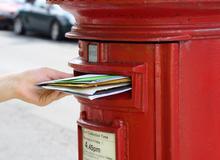 Post box and letters