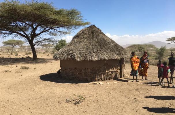 Rural village in East Africa